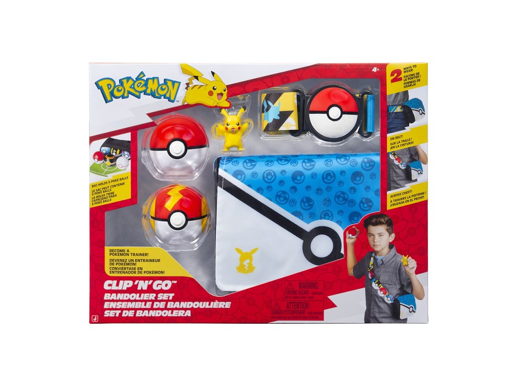 POKÉMON CLIP N GO BANDOLIER SET PIKACHU