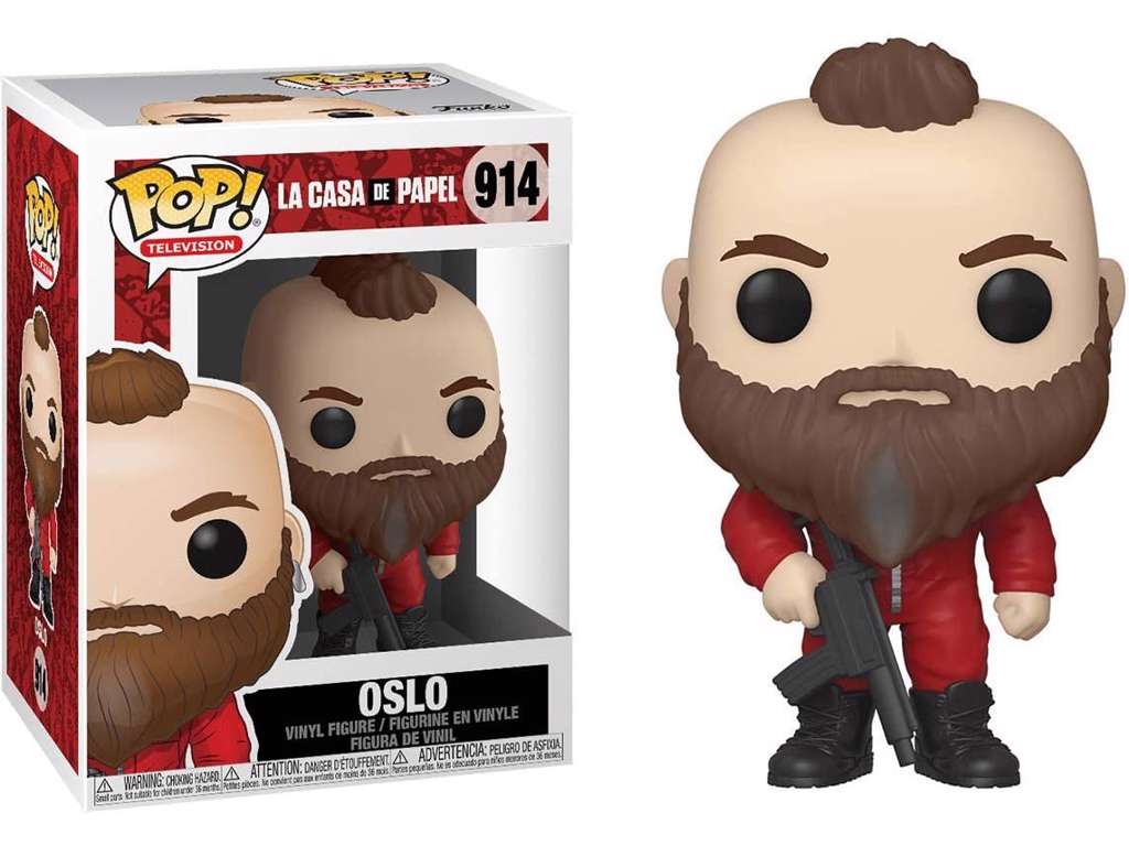 Money Heist POP! vinyl figur af Oslo på 9 cm