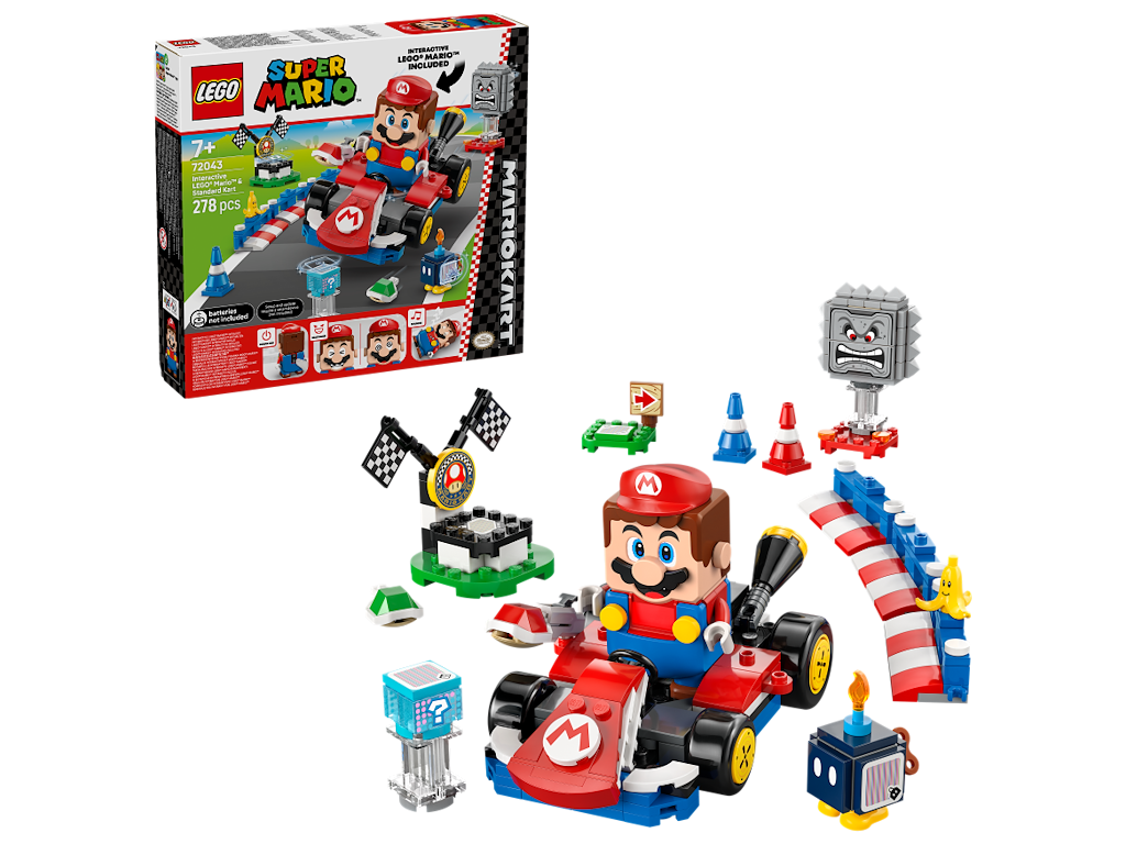 Mario Kart™ – Interaktiv LEGO® Mario™ og Standard Kart - 72043 - LEGO Super Mario
