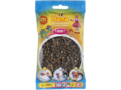 1000stk. Hama Midi brun 207-12