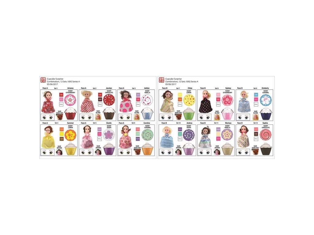 Cupcake Surprise dukke med duft serie 4