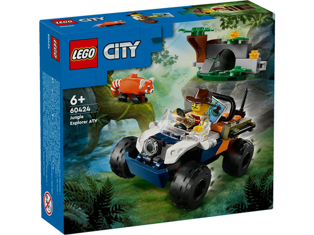 LEGO City Exploration - Jungleeventyr – ATV og rød panda-mission - 60424