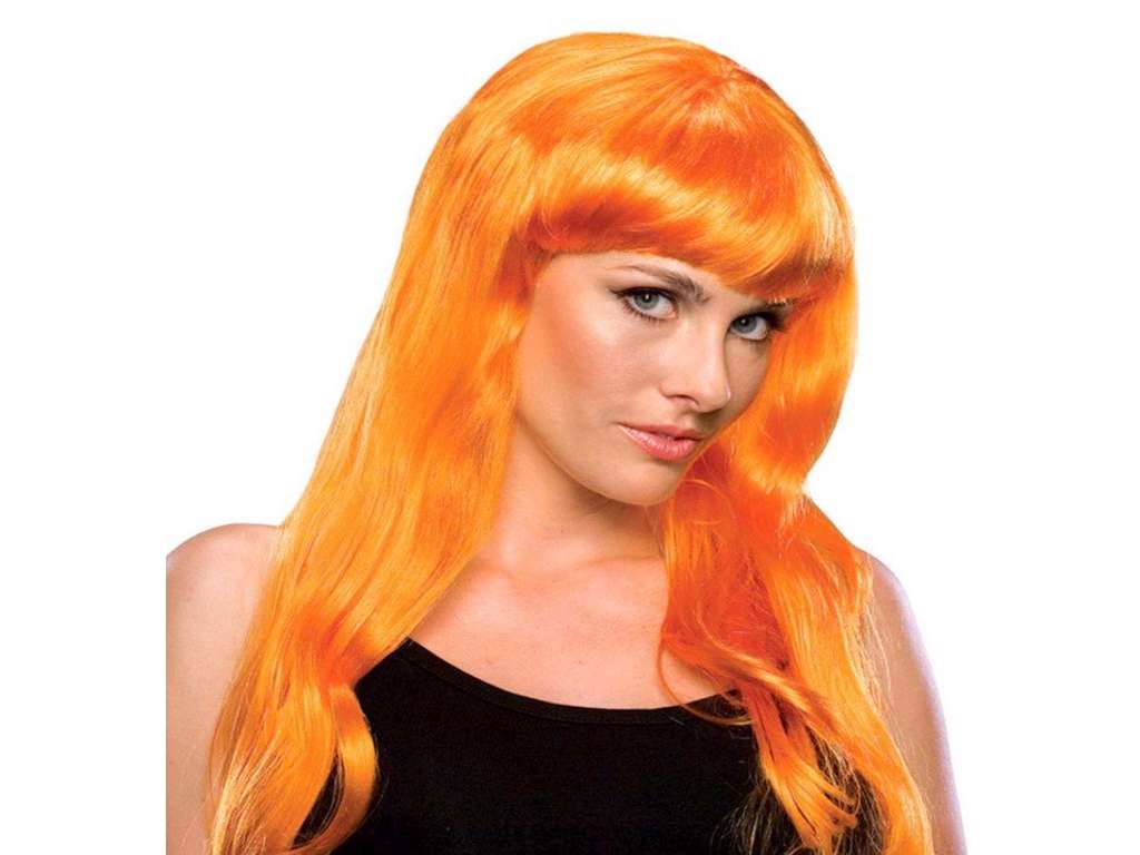 Rubies Fashion Glamour Paryk Orange