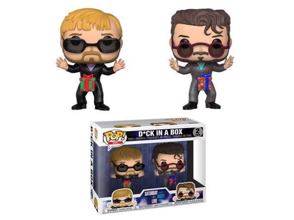 Saturday Night Live POP! vinyl figur 2-pak af Dick in a Box på 9 cm