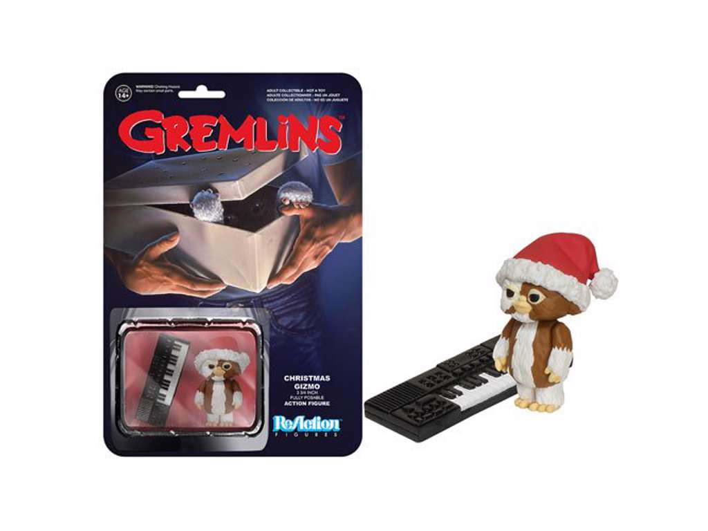 Gremlins "ReAction" action figur jule Gizmo med keyboard 8 cm fra Funko