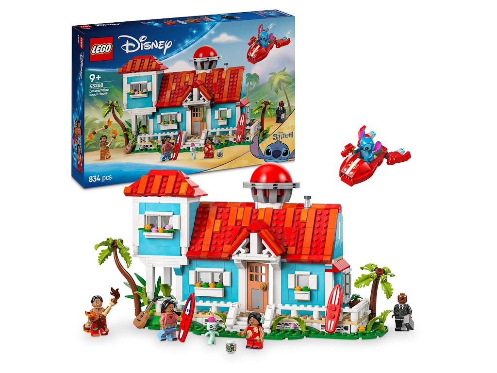 Strandhuset fra Lilo og Stitch - 43268 - LEGO Disney Classic
