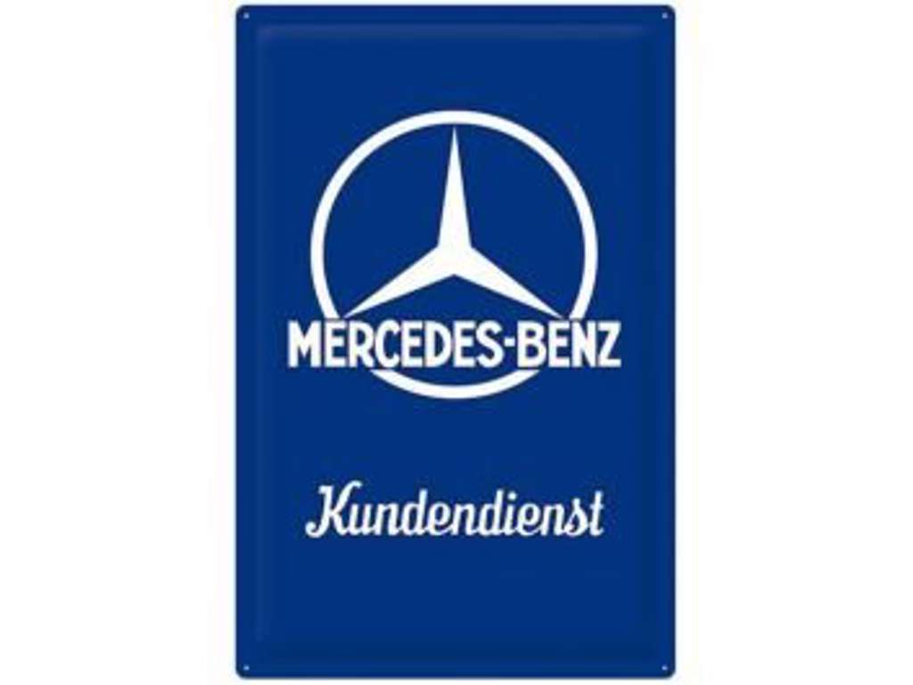 Mercedes_Benz metal skilt 40 x 60 cm