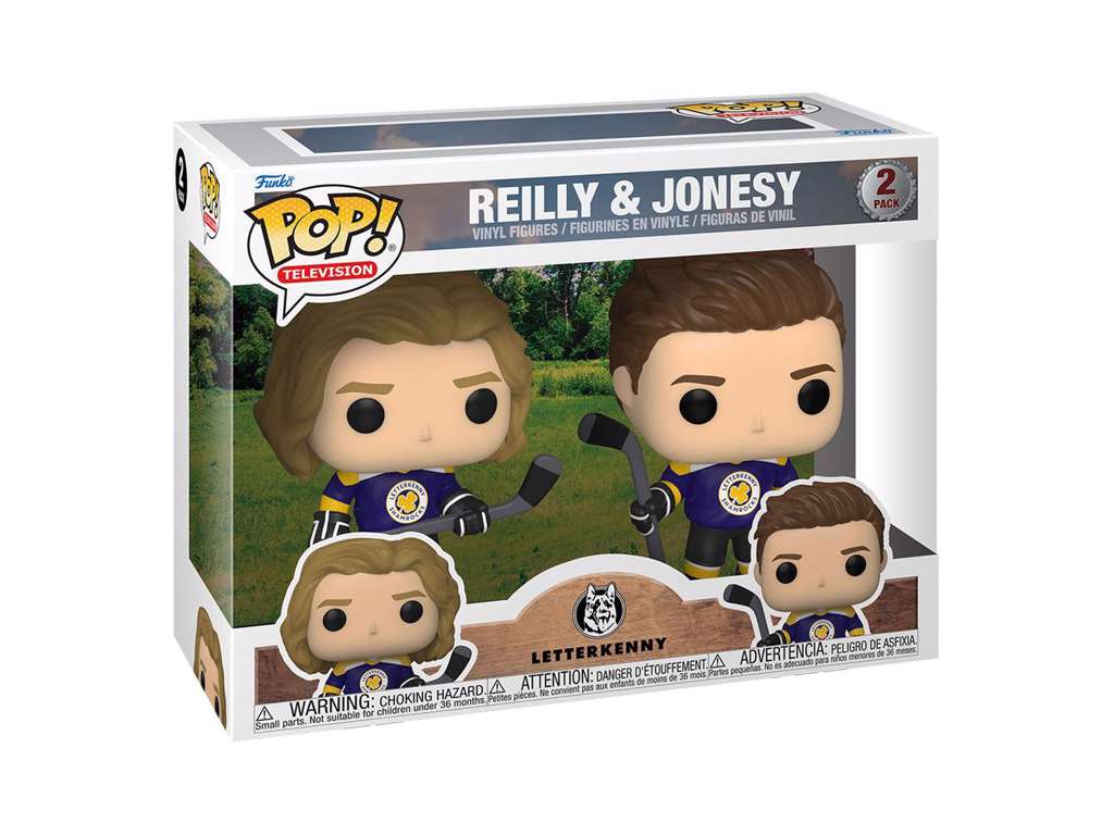 Letterkenny POP! TV Vinyl Figures 2-Pack Reilly & Jonesy in Jerseys 5 cm