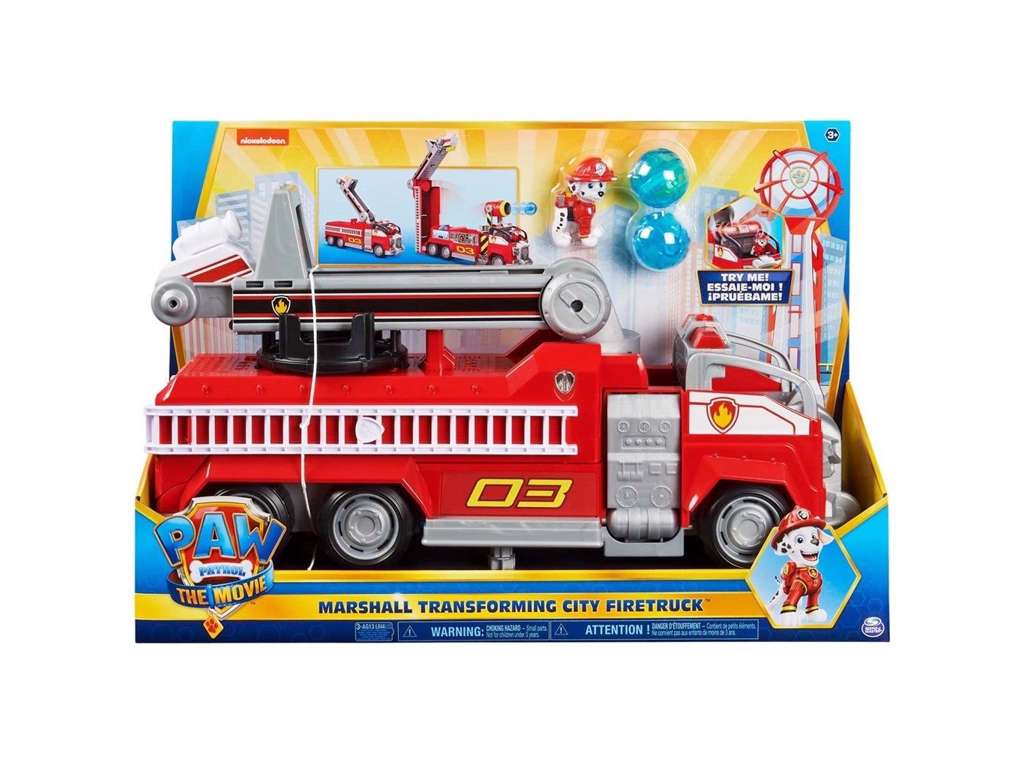 Paw Patrol Movie Marshall transformerende brandbil