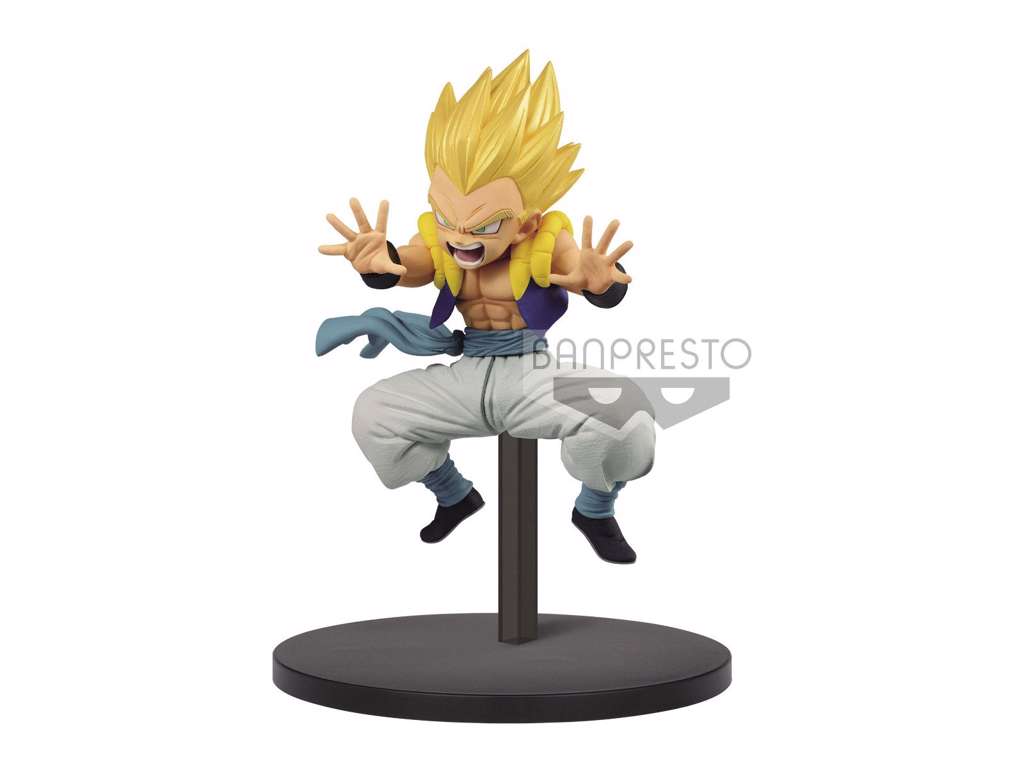 Dragon Ball Super Chosenshiretsuden statue af Super Saiyan Gotenks på 10 cm