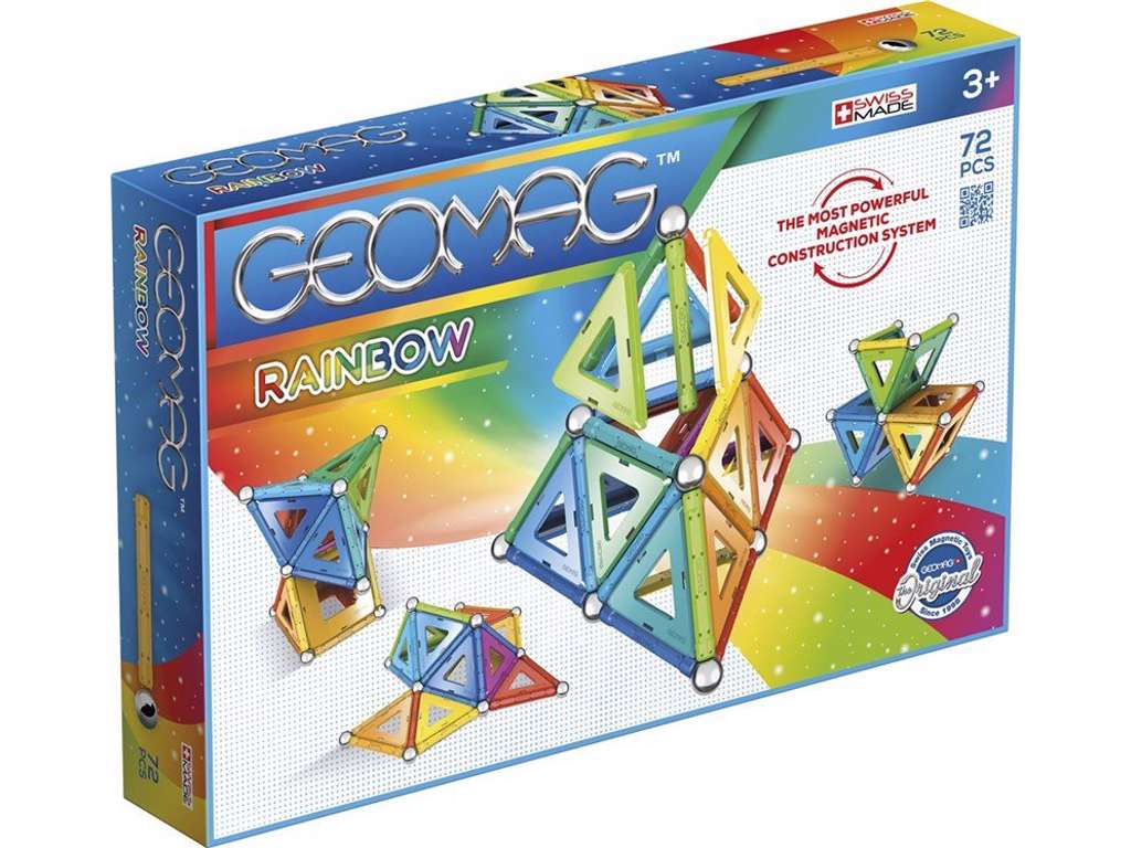 Geomag Rainbow 72 dele