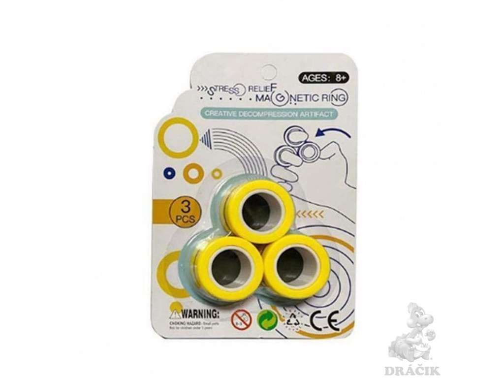 Fidget magnetic rings