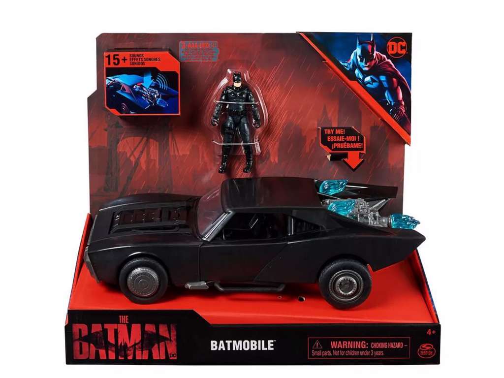 Batman med Batmobile
