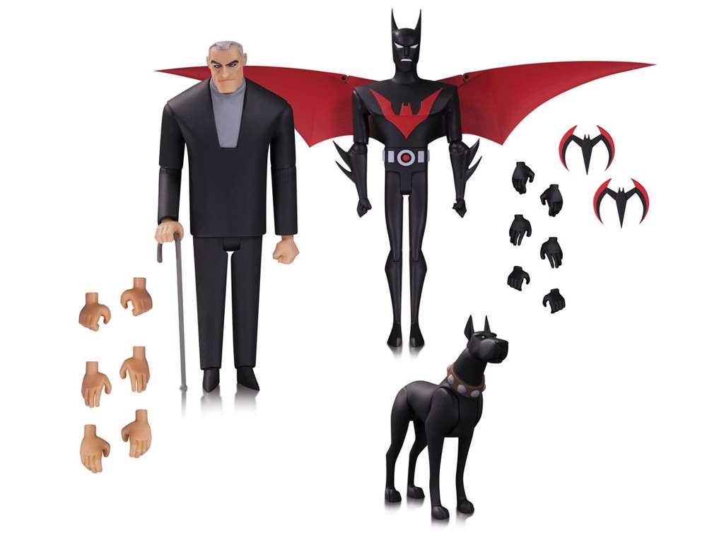 Batman Beyond action figur 3-pak på 15 cm