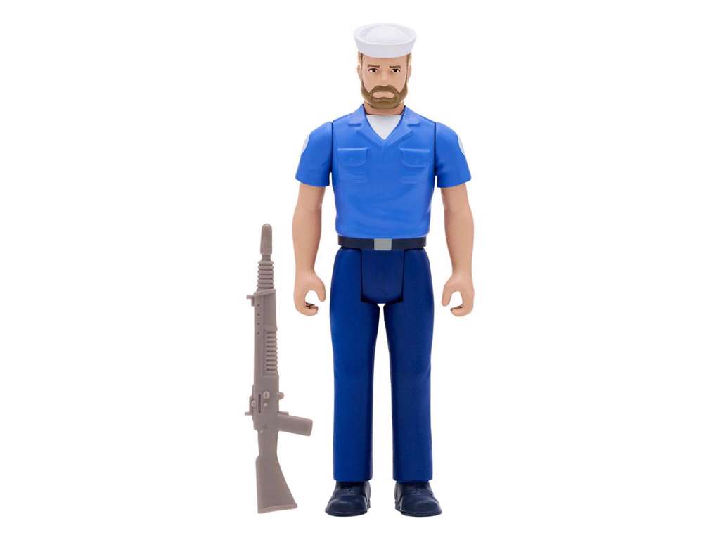 GI Joe ReAction Action Figur af Blueshirt Beard (Pink) Wave 2 på 10 cm