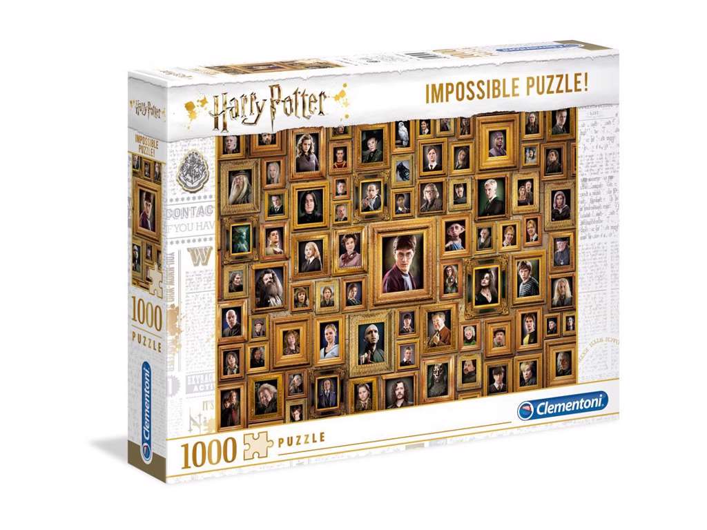 Harry Potter Impossible puslespil med portrætter på 1000 brikker