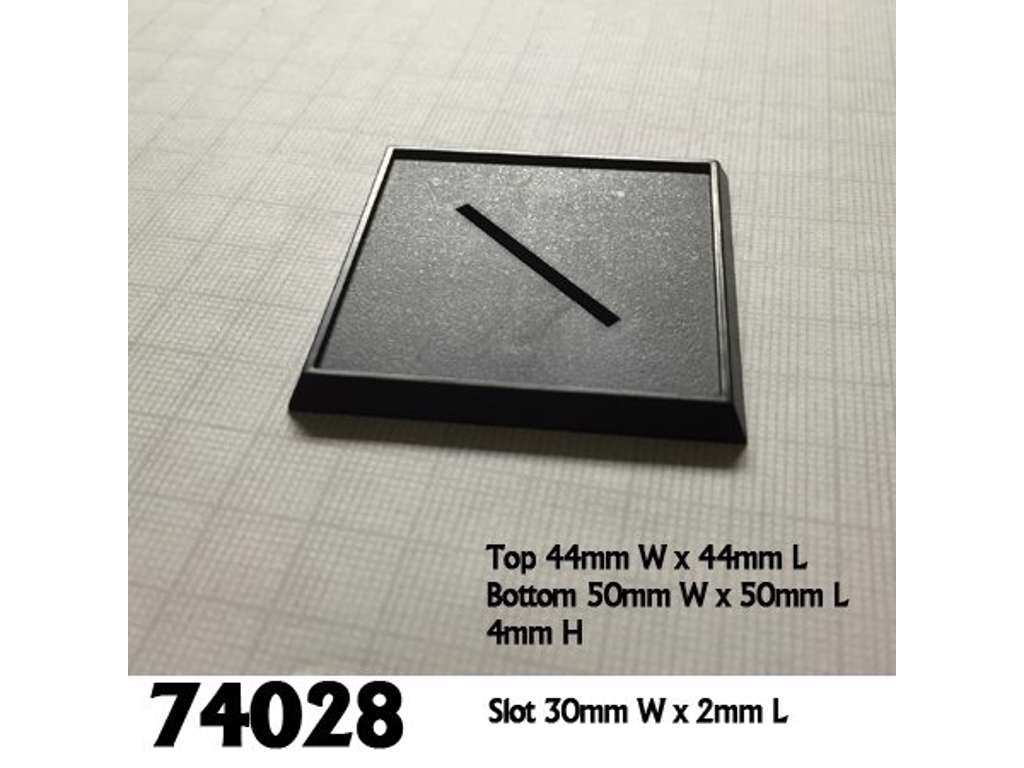 Reaper rollespils tilbehør - 2 inch plastic square 10 stk