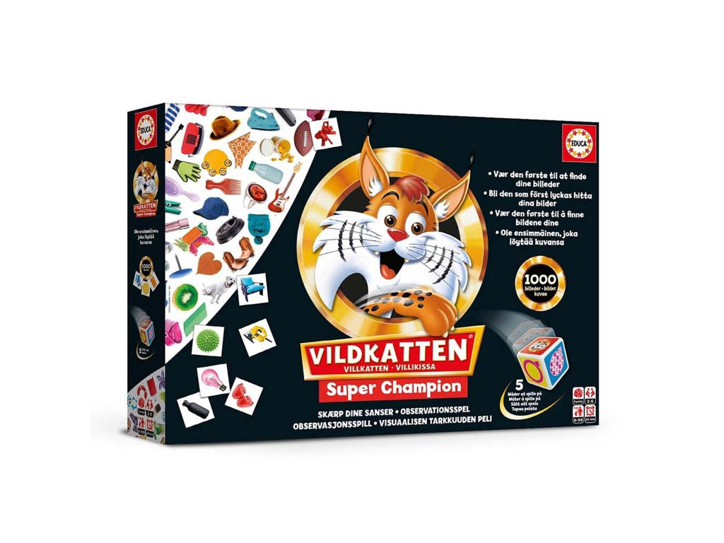 Vildkatten Super Champion med 1000 billeder
