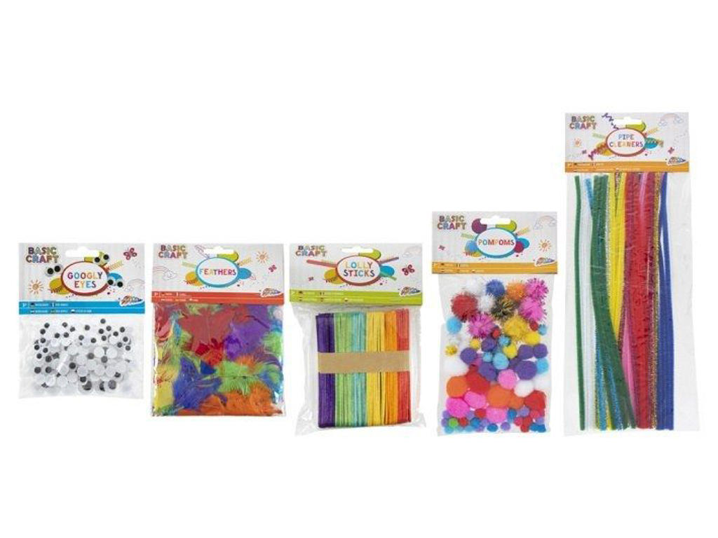 1 stk. Hobby pose - Assorteret krea