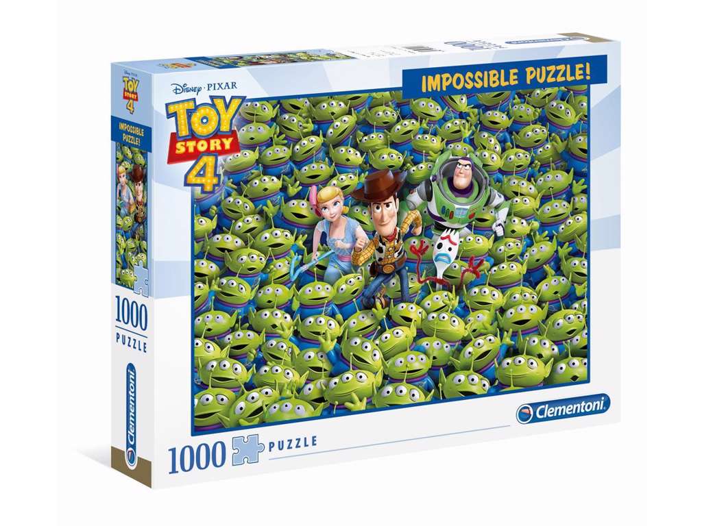 Disney puslespil på 1000 brikker med Toy Story 4