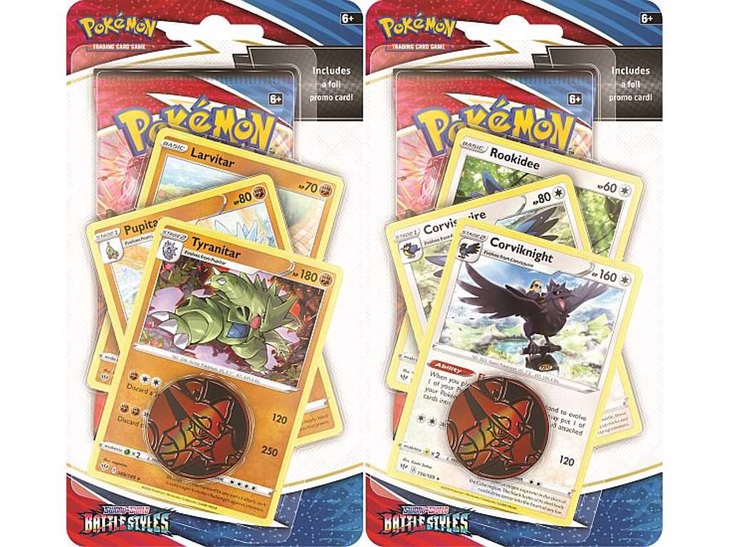 Pokémon Sword & Shield Battle Style Checklane - booster, specialkort og mønt