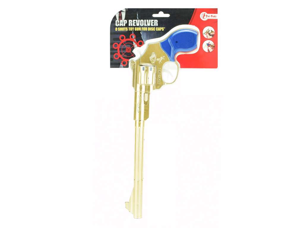 Western pistol i guld