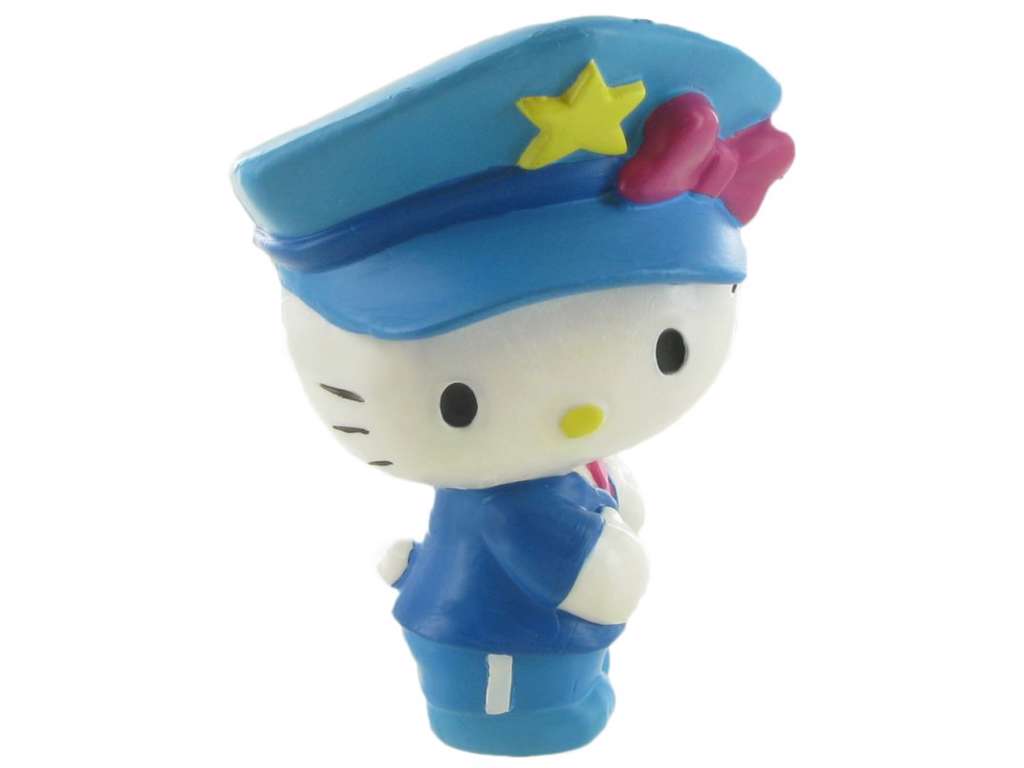 Politi Kitty minifigur fra Hello Kitty på 7 cm