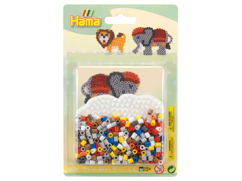 Hama Midi perler og elefantperleplade – 4183