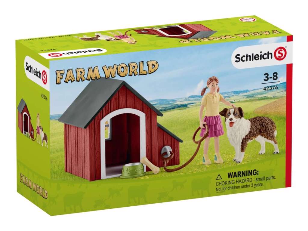 Hundehus med tilbehør fra Schleich - 42376
