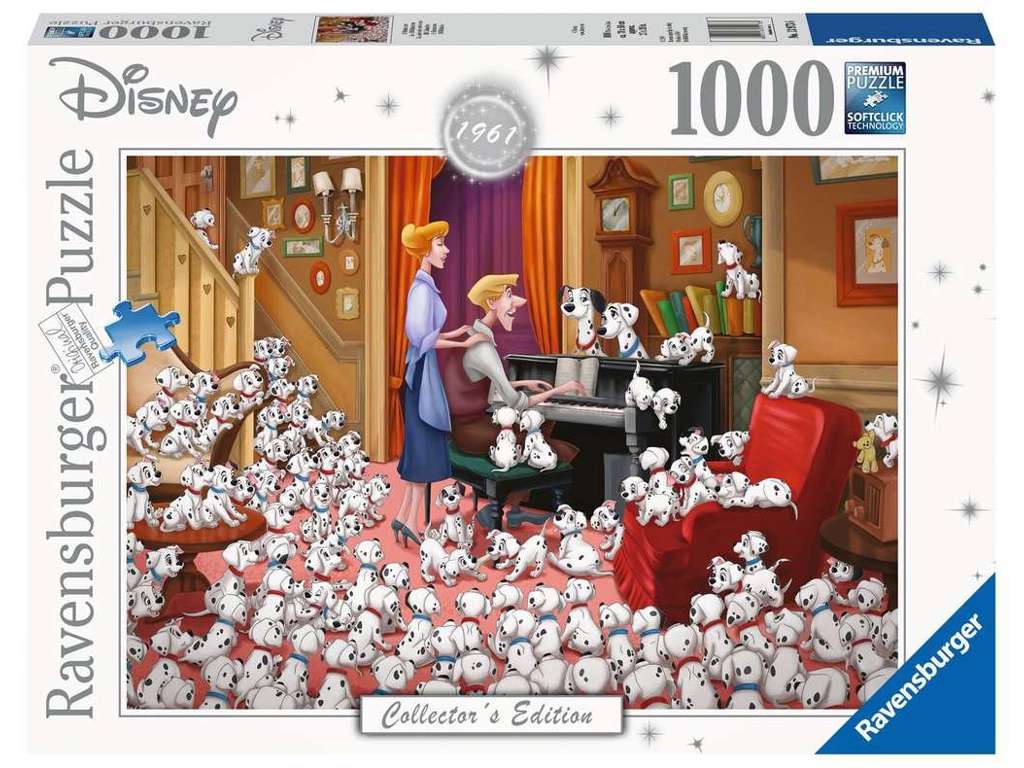 Disney 101 Dalmatiner puslespil på 1000 brikker