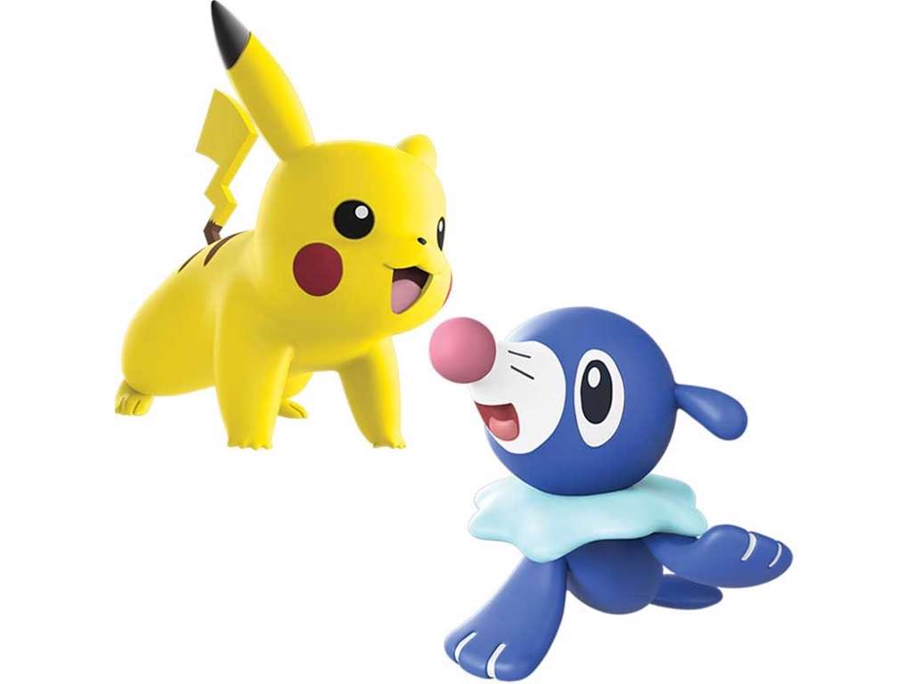 Pokemon Battle figur – Pichachu og Popplio