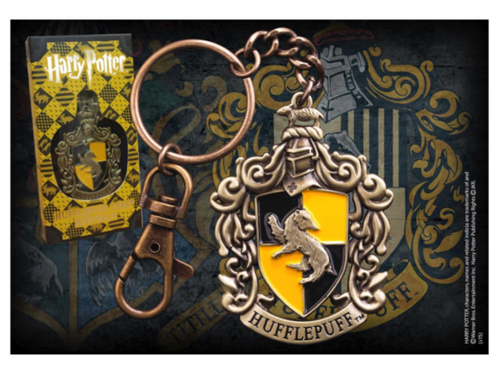 Hufflepuff nøglering fra Harry Potter