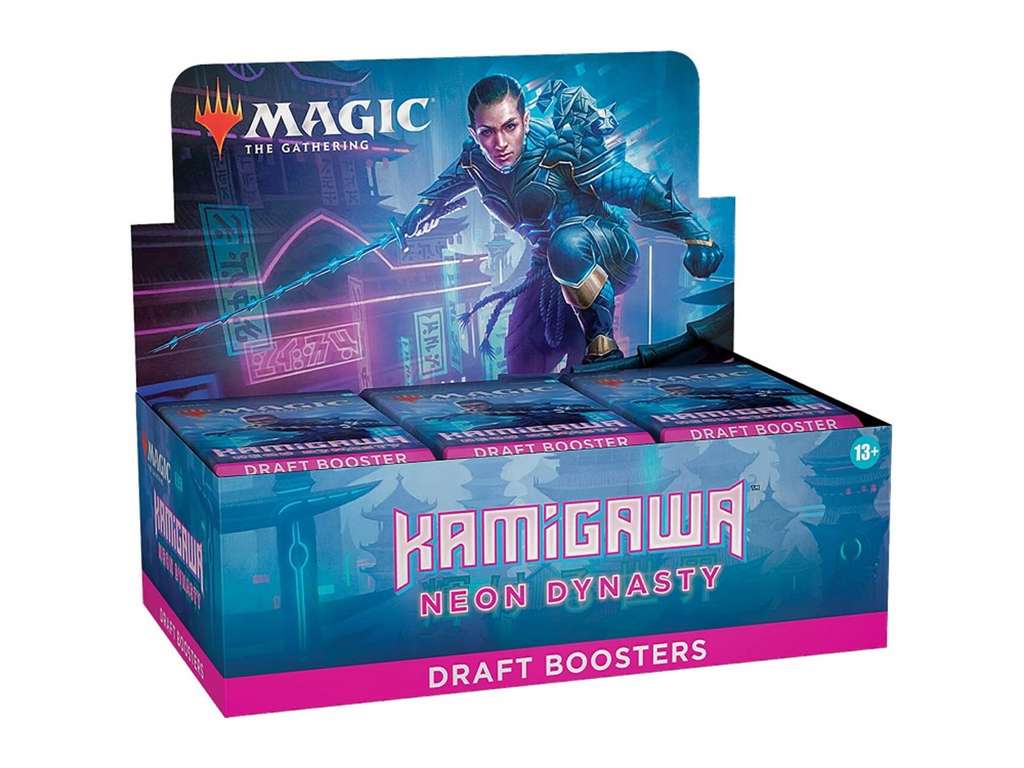 Magic the Gathering: Kamigawa neon dynasty draft booster display