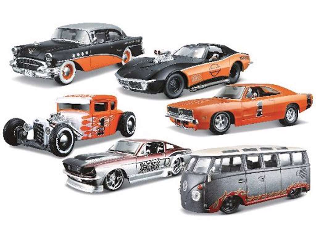 H-D Custom bil fra Maisto - 20 cm