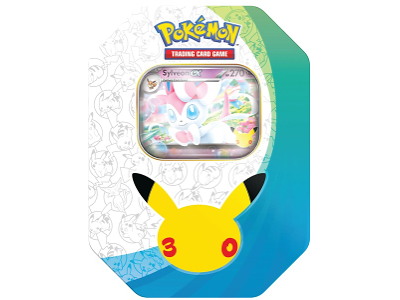 Pokémon TCG 30th Celebration ex Tin – Sylveon / Greninja – 1 stk. Assorteret