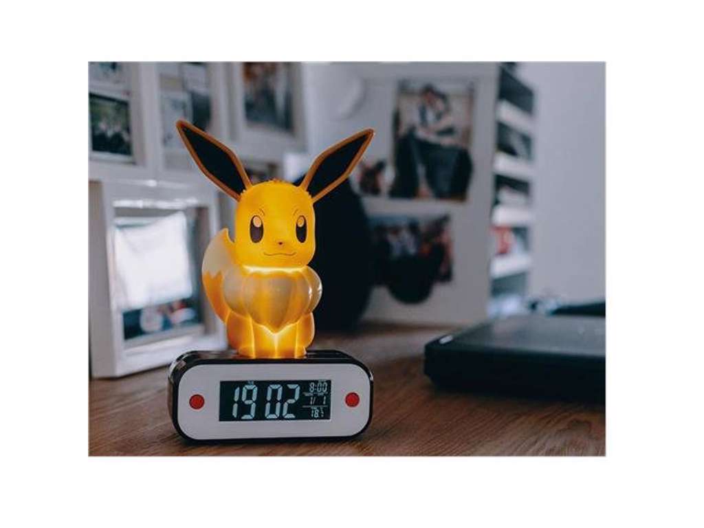 Eevee lampe og vækkeur fra Pokémon