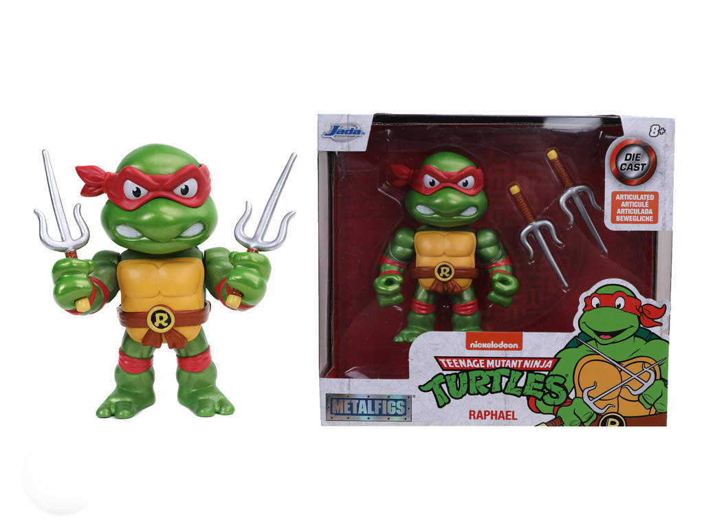 Teenage Mutant Ninja Turtles figur af Raphael på 10 cm