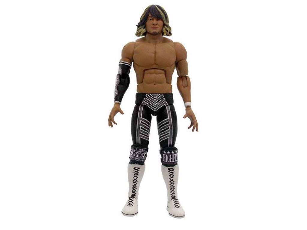 New Japan Pro-Wrestling Ultimates Actionfigur af Hiroshi Tanahashi på 18 cm