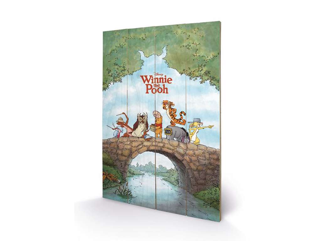 Winnie The Pooh træ plade "plakat" 40x60cm