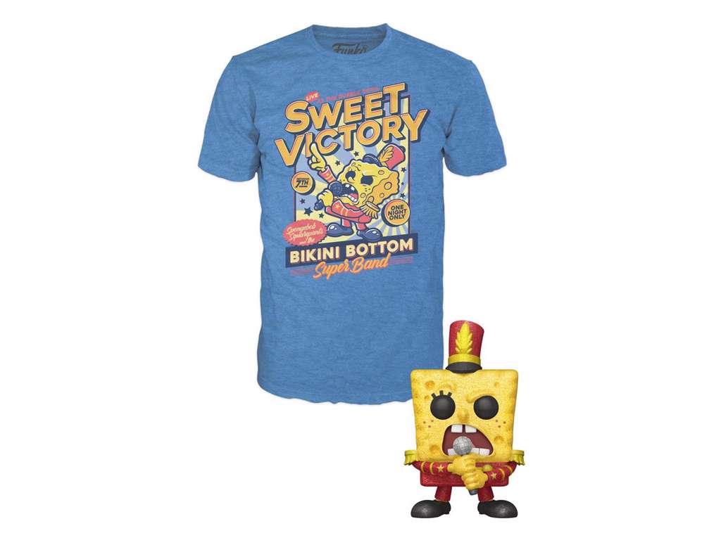 Spongebob Squarepants POP! & Tee Box Spongebob Band Størrelse Medium