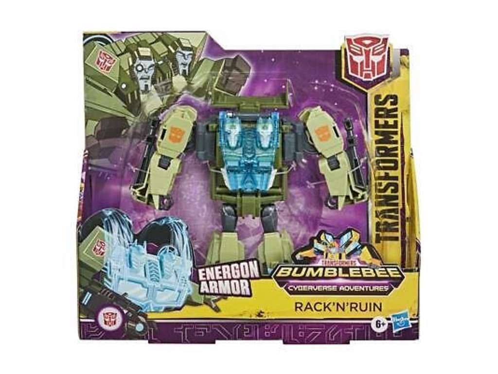 Rack'n'ruin energon armor figur fra Transformers Bumblebee Cyberverse adventures på 16 cm