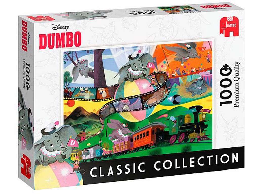 Disney: Classic Collection Dumbo puslespil på 1000 brikker fra Jumbo