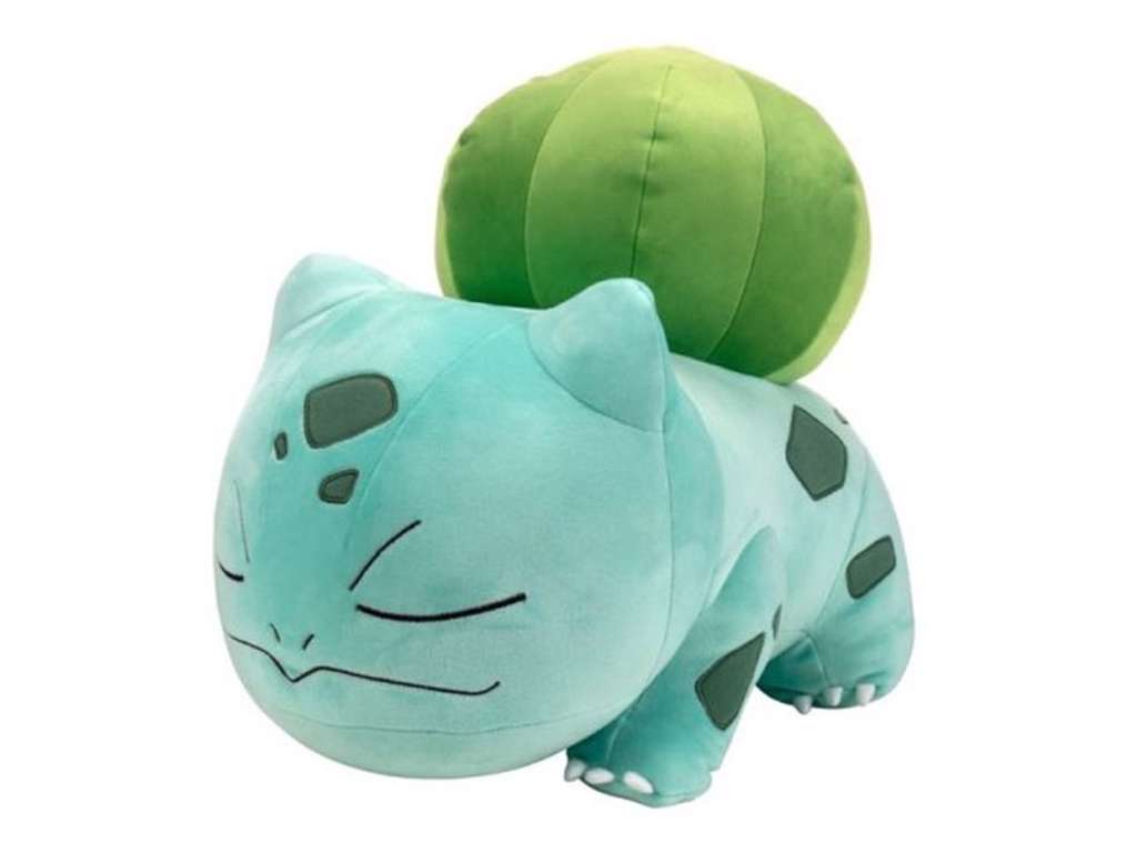 Sleeping Bulbasaur bamse fra Pokémon - 35 cm