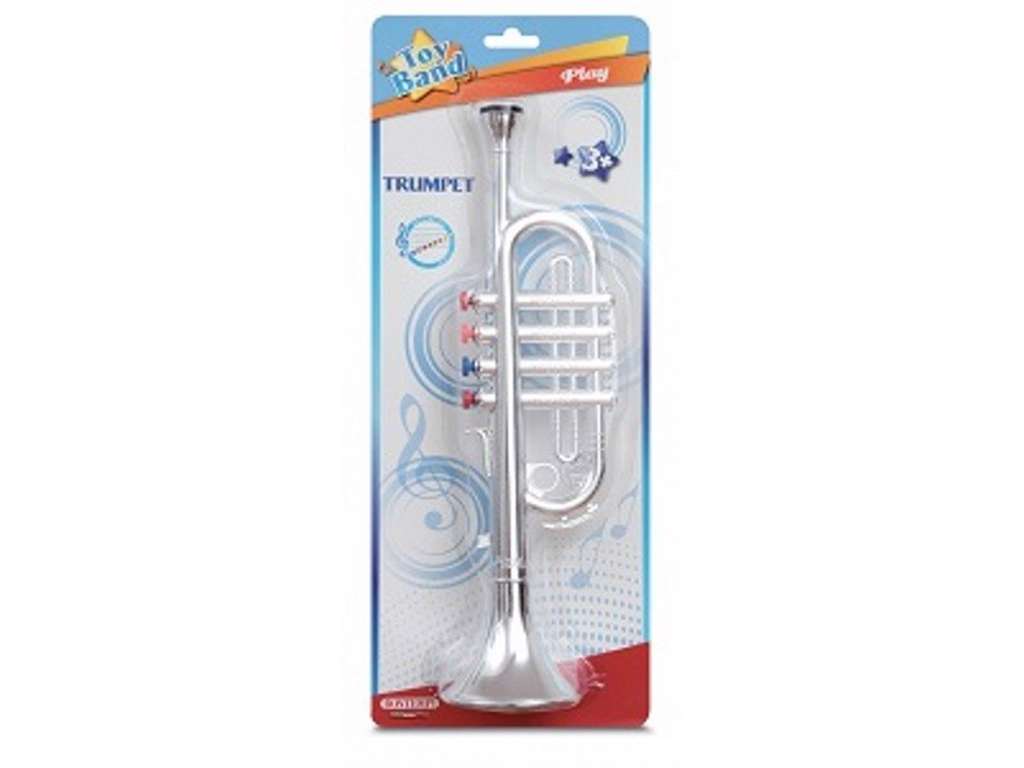 Sølv trompet i plast fra Bontempi