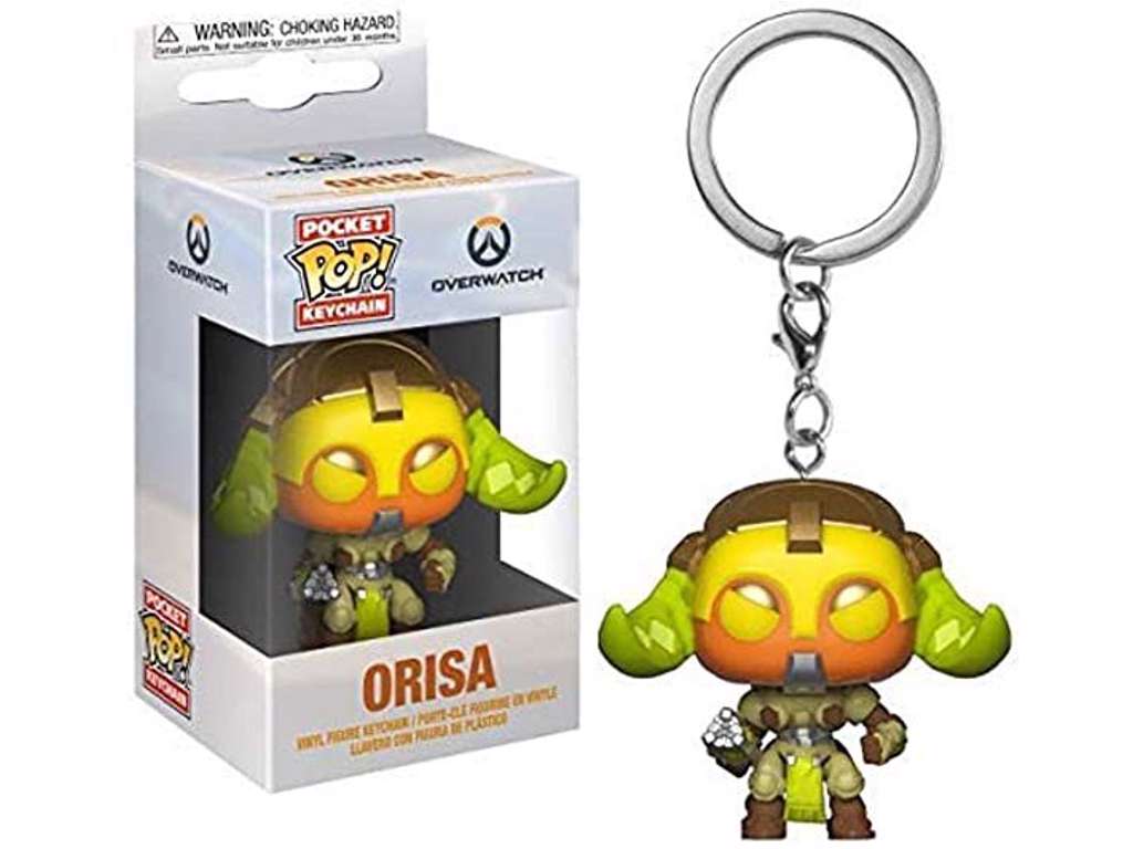 Overwatch Pocket POP! nøglering med Orisa på 4 cm