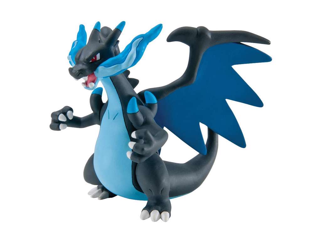 Mega Pokémon Charizard X figur 8cm