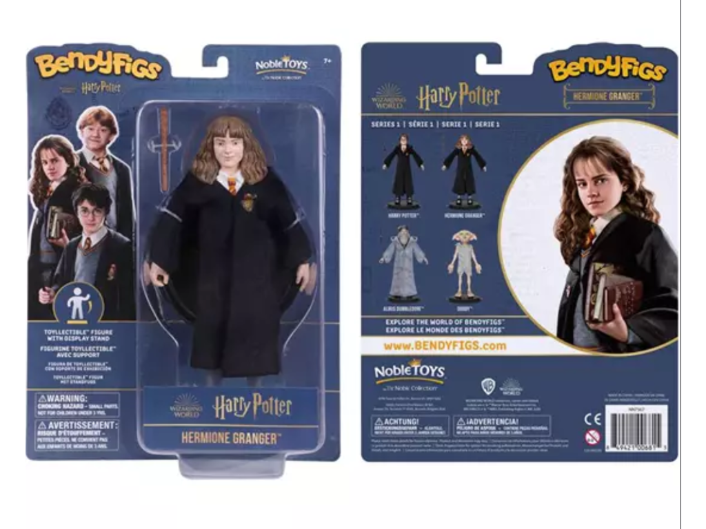 Bøjelig figur af Hermione Granger på 19 cm fra Harry Potter