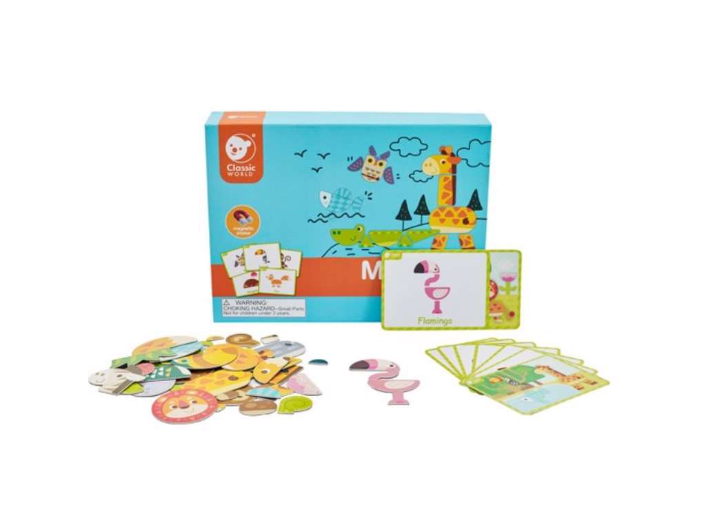 Magneter med Dyr i Skoven 60stk