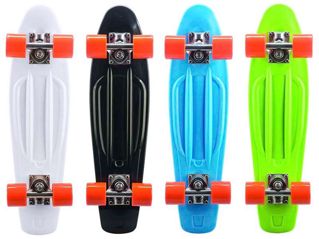 Gammeldags skateboard i plast fra California