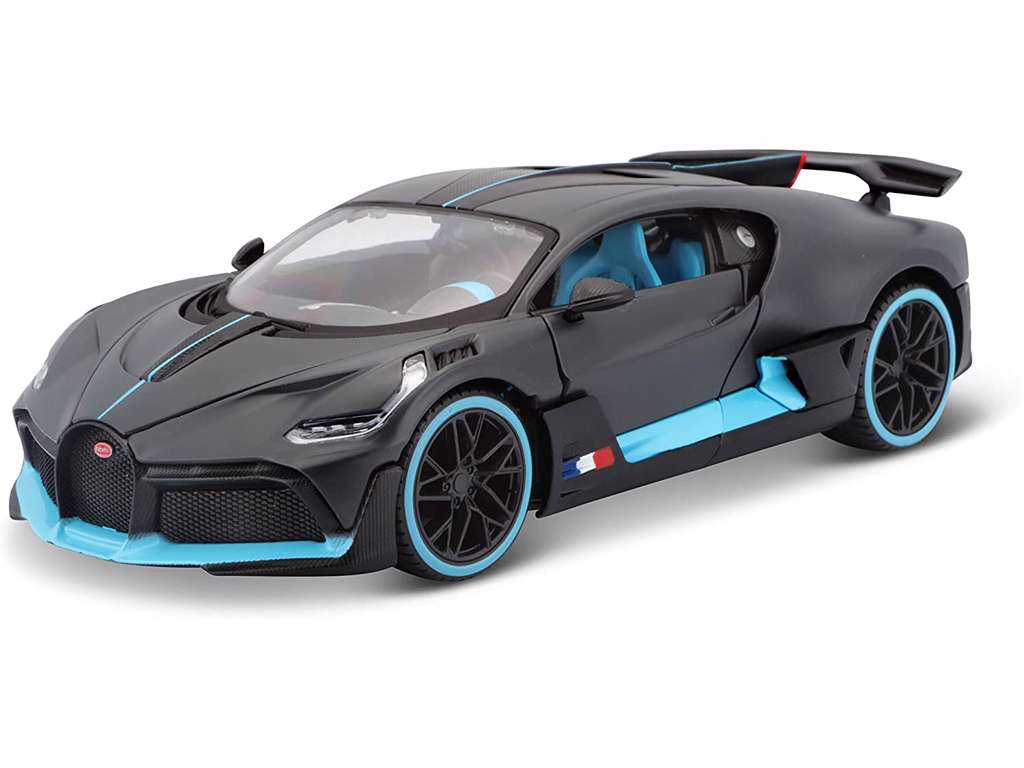 Bugatti Divo 1:24 mørk grå / lyseblå
